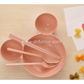 4-Pieces Mickey Mouse Shape Kids Tableware